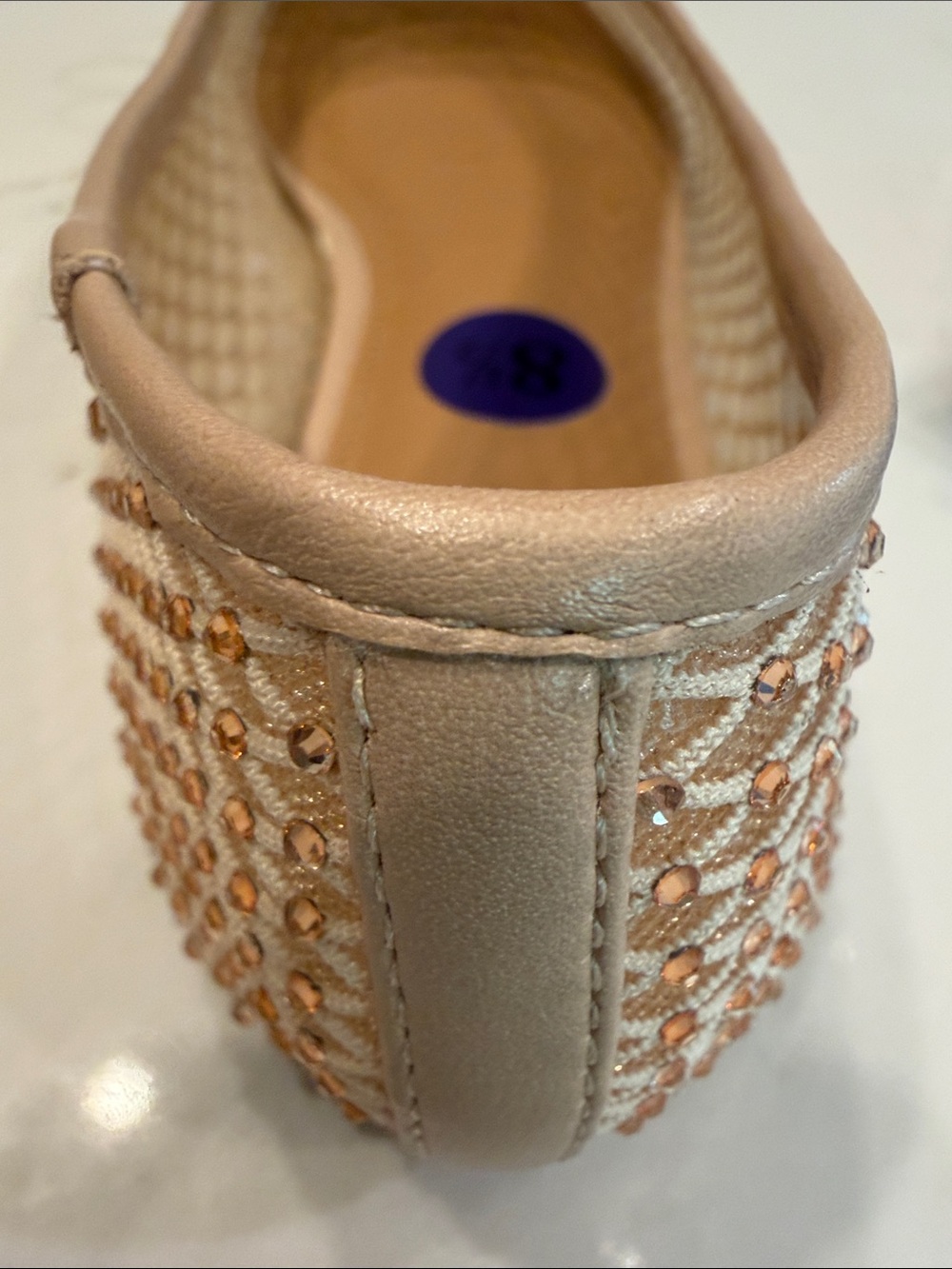 DV Dolce Vita Women's Marceline Nude Mesh Flat Shoe - Size 8.5 - Picture 16 of 17